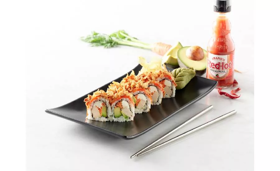 Buffalo Chicken Sushi