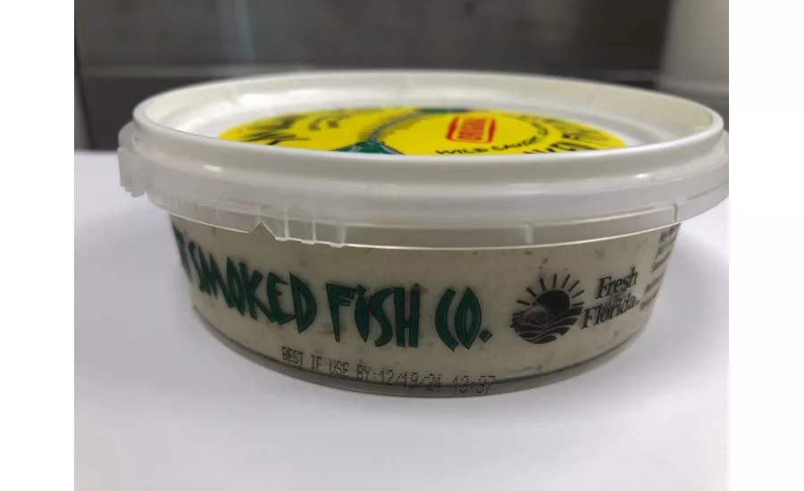 allergy alert smoked fish dip product Smilin' Bob's