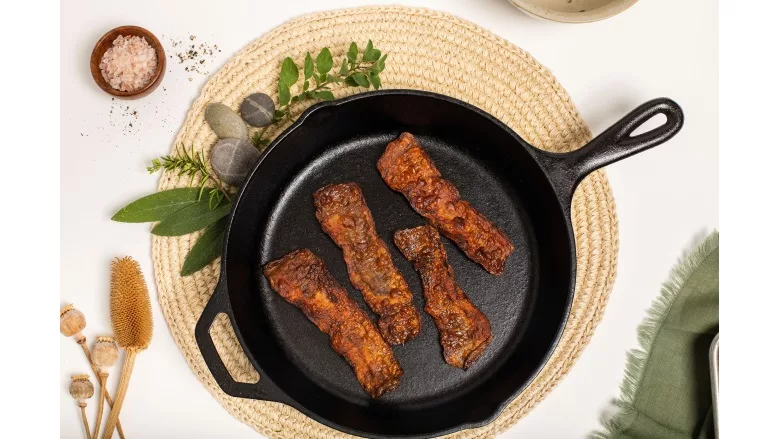 MyForest Food Co. collaborates with Whitecrust Mushrooms Ltd. to scale production of MyBacon strips