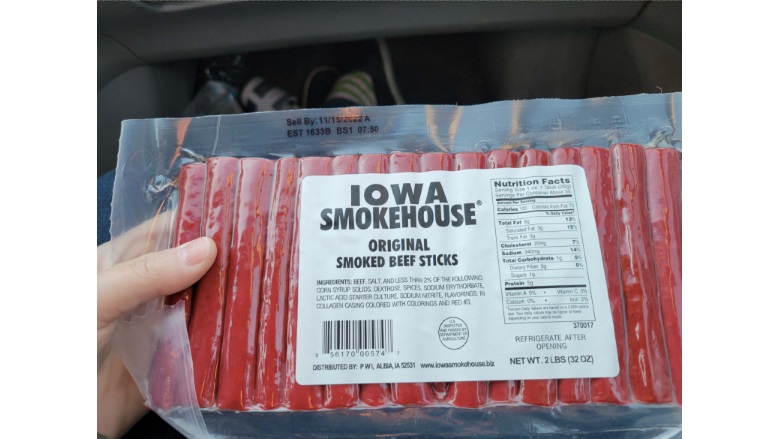 Beef sticks recalled due to misbranding and an undeclared allergen