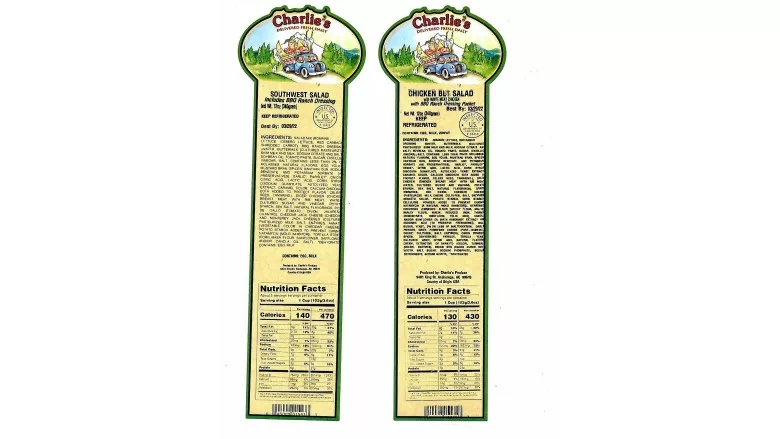Ready-to-eat salad containing meat and poultry products recalled due to misbranding and undeclared allergens
