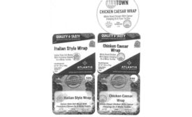 RTE meat and poultry wrap products recalled due to possible Listeria contamination