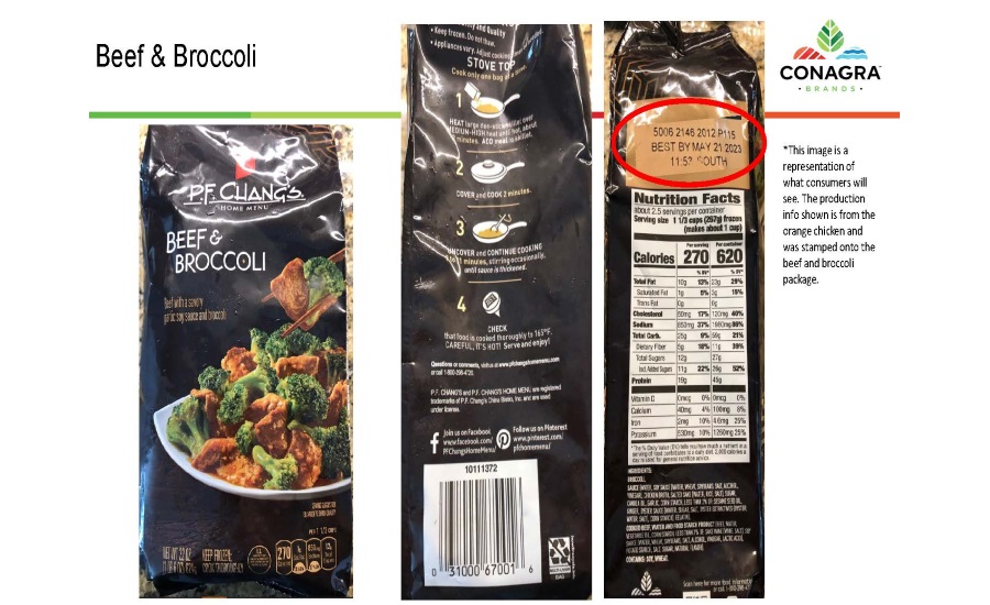 Frozen beef products recalled due to misbranding and undeclared allergens