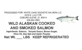 Wild Alaskan cooked and smoked salmon recalled due to undeclared wheat and soy