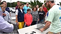 Perdue Associates build oyster cages in support of bay watershed renovation