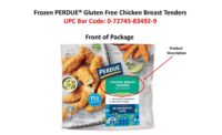Public health alert issued for frozen RTE chicken tenders due to foreign material contamination