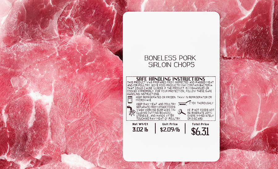 Meat Package Label
