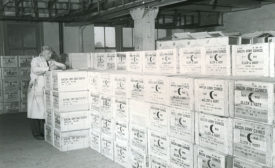 Supplies of canned meat for the army