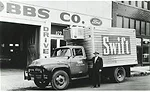 Livestock and meat product transportation changed from railroads to trucking in the 1960s