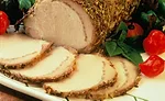 Slices of pork meat