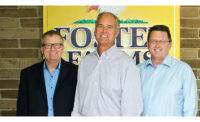 Dave Hansen, Ron Foster, and Dan Huber of Foster Farms