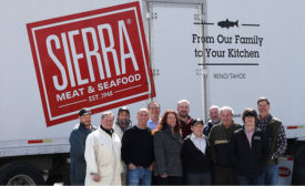 The Sierra Meat & Seafood team outside the Reno, Nevada headquarters