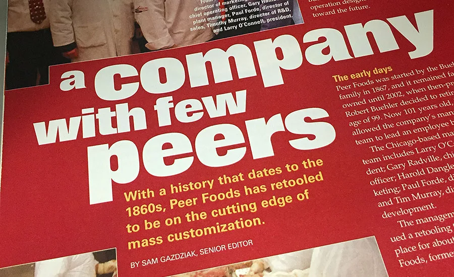 Article on Peer Foods, written by Sam Gazdziak