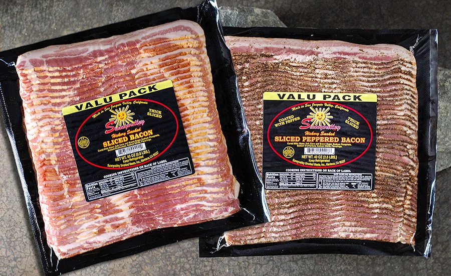 Sunnyvalley Smoked Meats' valu pack bacon packages