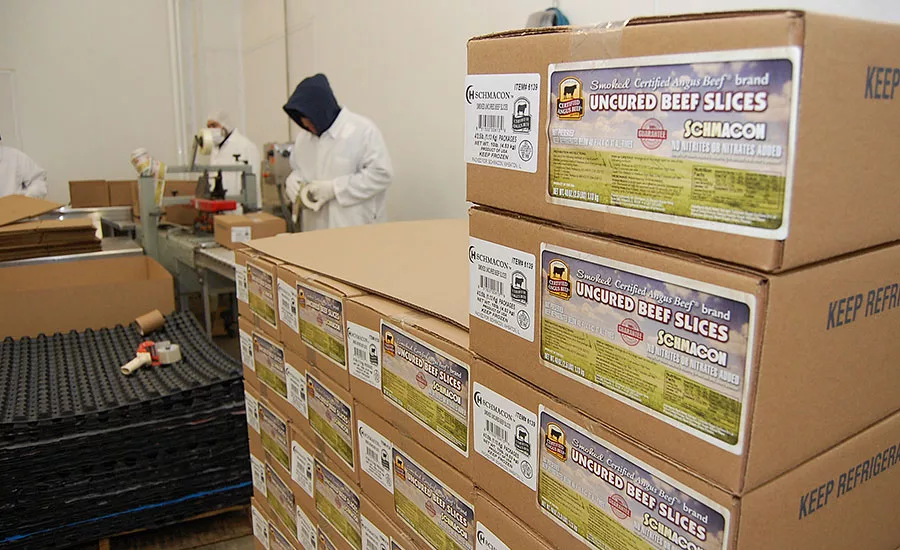 Packages of Certified Angus Beef's Uncured Beef Slices (Schmacon)