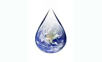View of North America in Drop of Water View of North America in Drop of Water