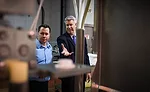 Will Brunt, chief innovation officer for Smithfield Foods, and Andy Hanacek