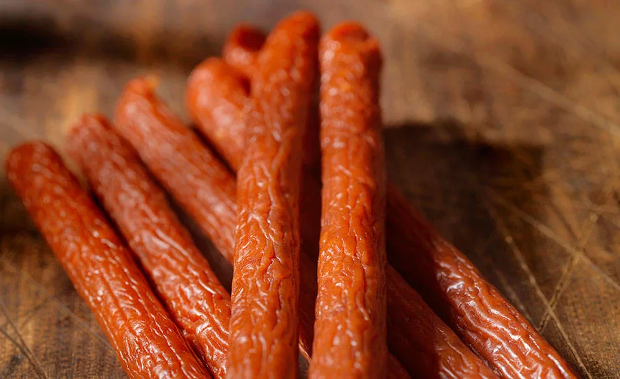 The meat snacks segment is experiencing growth in popularity