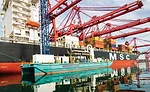 Port of Long Beach supports the Advanced Maritime Emissions Control System (AMECS), which eliminates at-berth emissions from ships by connecting to exhaust stacks and filtering that exhaust with a “clean air barge.”