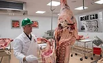 New meat fabrication room at the Certified Angus Beef Culinary Center
