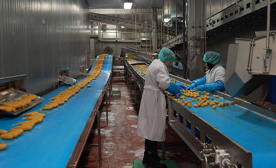 Monogram Foods' Bristol plant's "Conveyor Alley"
