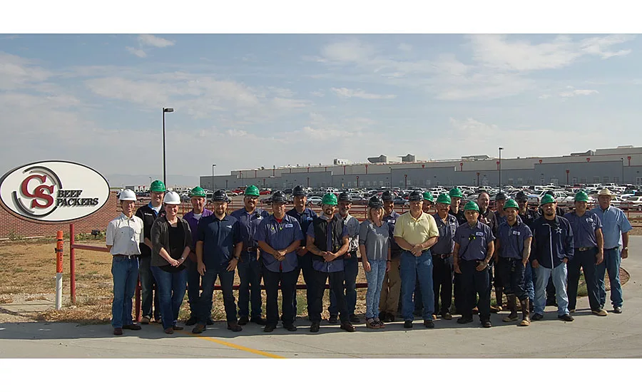 The management team at CS Beef Packers’ Kuna, Idaho, plant