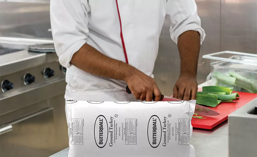 Butterball Turkey in Cryovac Clipless Chub Packaging