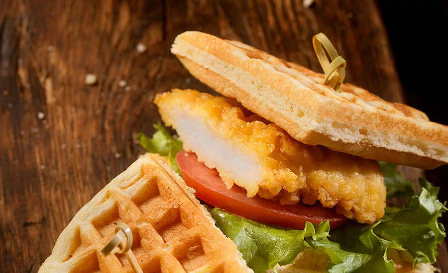 Chicken Waffle Sandwich