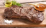 Cut of Meat Being Seasoned