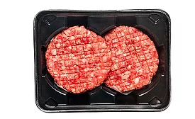 Beef Patties in Thermoformed Tray