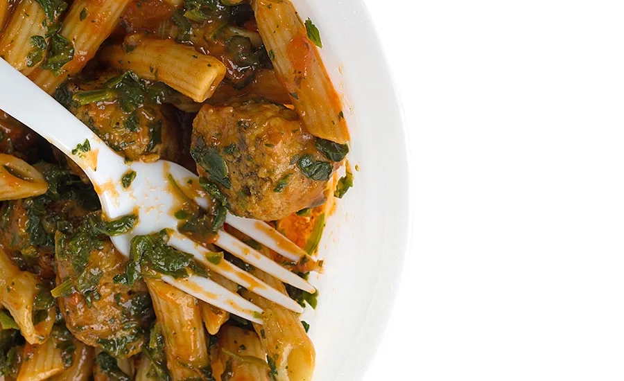 Meatball and Pasta Dish