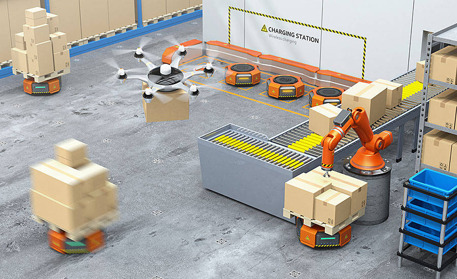 Robots in Production Facility