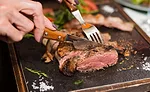 Cutting Steak