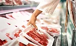 Packaged Steak in Retail Setting