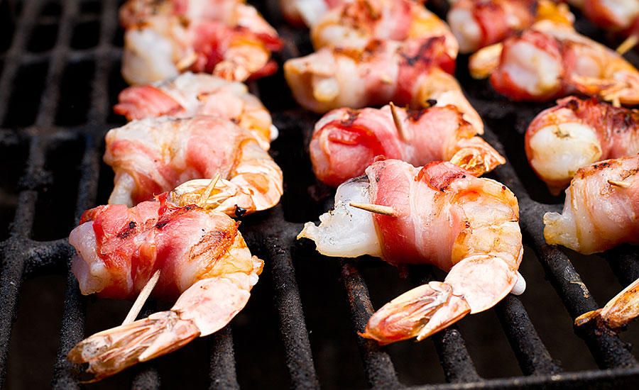 Shrimp Wrapped in Bacon