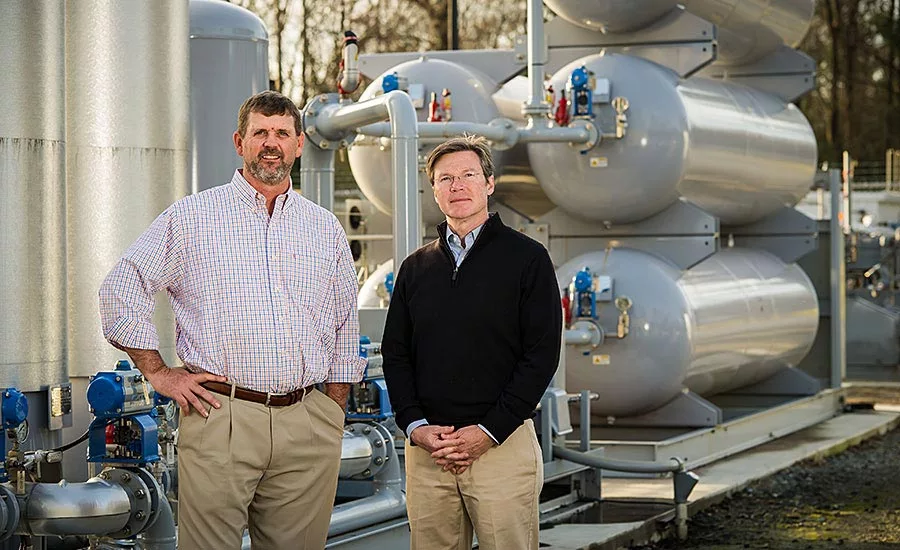 Kraig Westerbeek and Stewart Leeth of Smithfield Foods