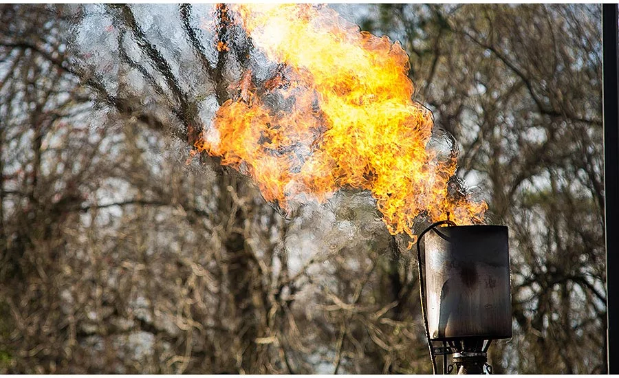 Impurities from Treatment Process are Burned Off