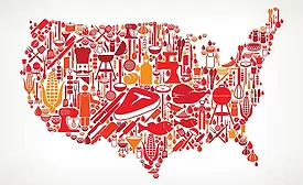 Food Map of United States