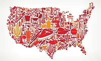 Food Map of United States
