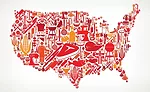 Food Map of United States