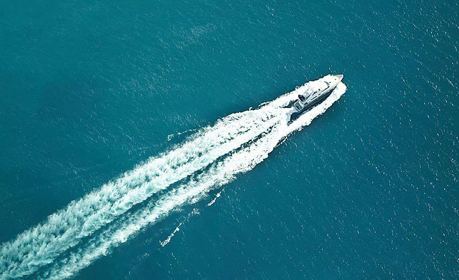 Yacht in Ocean
