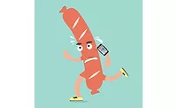 Cartoon Sausage Running