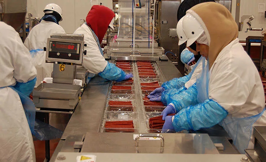 Old Wisconsin Employees Pack Snack Sticks