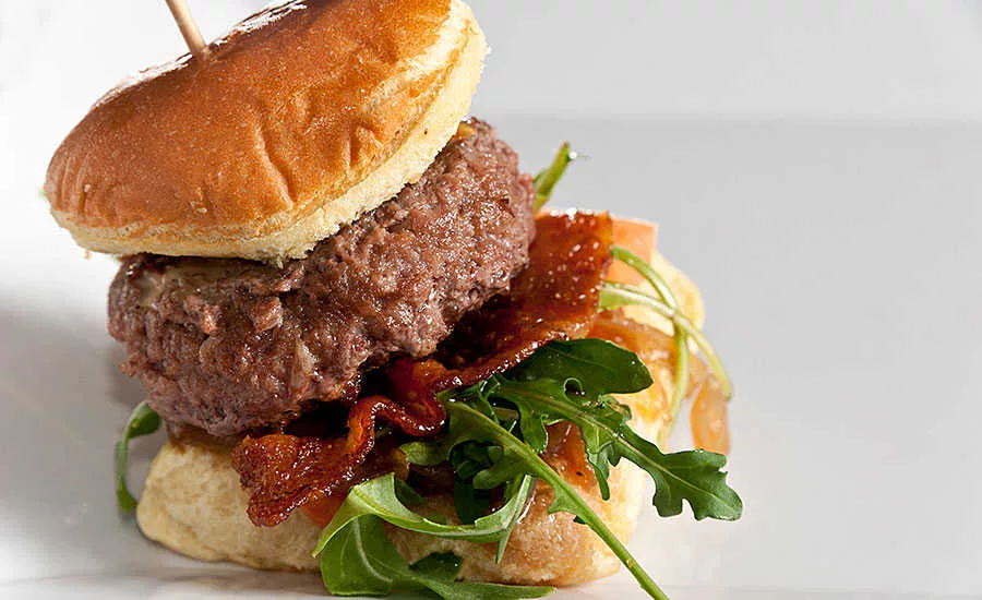 Burger with Bacon and Lettuce