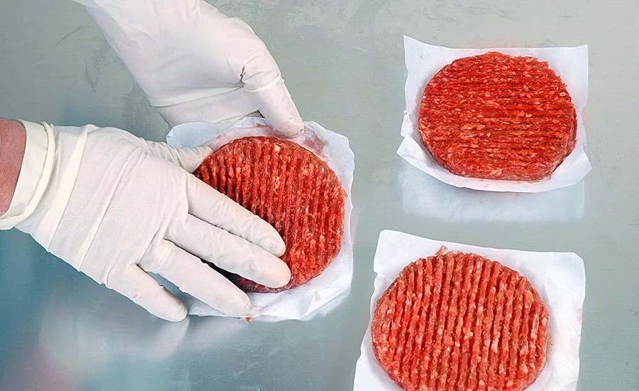 Interleaving Pre-cut Sheets Under Patties