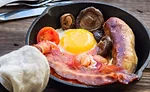 Skillet with Egg and Breakfast Meats