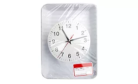 A Clock Under Barrier Film Packaging