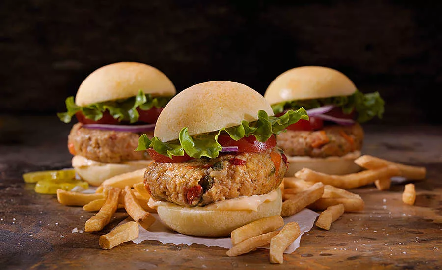 Meat Substitute Burgers