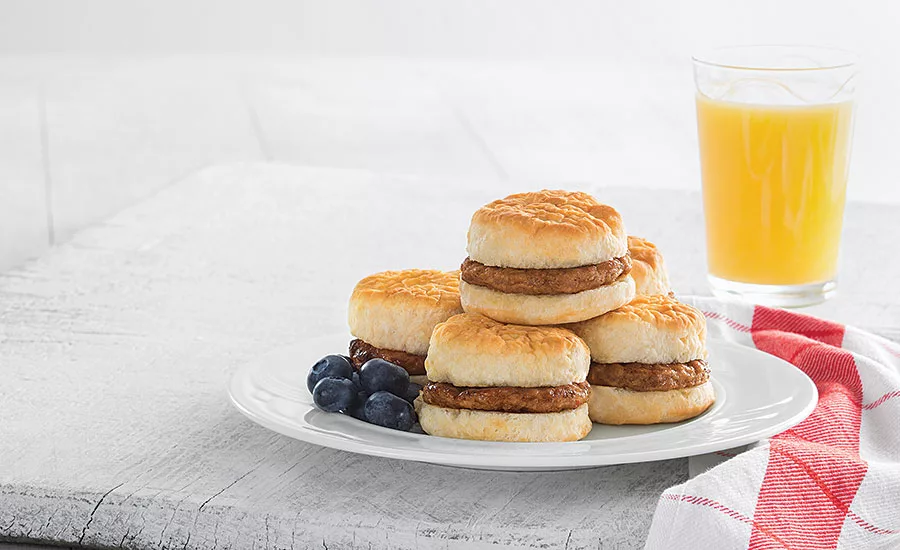 Plate of Breakfast Sandwiches