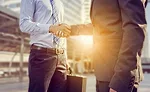 Two Businessmen Shaking Hands